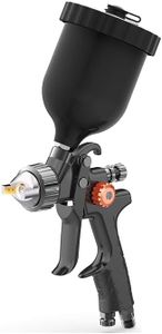 Painter Professional HVLP Gravity Spray Gun PT-01 with 600 ml Cup Capacity Non-Drip Paint Cup with Nozzle Tip Size 1.7 mm