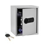 Amazon Basics Digital Safe with Electronic Keypad Locker for Home, Gross Capacity - 49L (Net - 43L), Grey