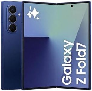 Samsung Galaxy Z Fold7 AI Phone, Thin and Light Foldable Design, Large Screen, 200MP Camera, 1TB Storage, 12GB Memory, 4400 mAh Battery, Blue Shadow, 3 Year Samsung Extended Warranty (UK Version)