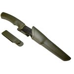 Morakniv Bushcraft Forest Fixed Blade Outdoor Knife with Sandvik Stainless Steel Blade, 4.3-Inch