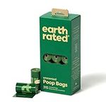 Earth Rated Dog Poo Bags, Guaranteed Leak Proof and Extra Thick Waste Bag Single Refill Rolls For Dogs, Unscented, 315 Count