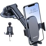 [Holder Expert] Miracase Military-Grade Phone Mount for Car,[Handcrafted Texture& Ultra-Stable] Hands-Free Universal Dashboard Windshield Air Vent Car Phone Holder Mount Fit for All Mobile Phones