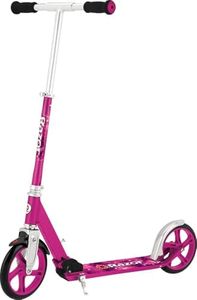 Razor A5 Lux Kick Scooter - Large 8" Wheels, Foldable, Adjustable Handlebars, Lightweight, for Riders up to 220 lbs, Pink
