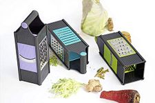 Anup Torda 4 in 1 Plastic Vegetable and Fruit Grater and Slicer for Kitchen Multi Color