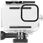 KETOPKIN 60M/196FT Waterproof Case for GoPro Hero13 Black/Hero12 Black/Hero11 Black/Hero10 Black/Hero9 Black Camera Accessories,Underwater Deep Diving Protective Shell for Hero13/12/11/10/9 Black