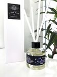 Black Plum and Rhubarb luxury reed diffuser 100ml - 4 x extra chunky reeds. Luxury reed diffuser