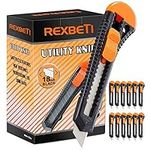 REXBETI 12-Pack Utility Knife, Retr