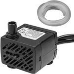 Whisper Quiet Mini Water Pump 48GPH [180L/h] 3W Small Aquarium, Amphibious Pond Fish, Turtles, Aquatic Animals, Statues, Rockeries, Crafts, Gardens, Fountains, Table Aquarium Pumps.