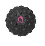 Bodylastics Deep Tissue Lacrosse Massage Balls For Total Body Deep Tissue Massage, Trigger Point Therapy, Muscle Knots, Myofascial Release (Cobblestone - Black)