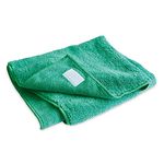 York Microfiber Cloth for Car Cleaning and Detailing, Floor Cleaner, Kitchen, Window & Silverware | High Absorbent | Non-Scratch Microfiber | Lint Free (Color Green) (50 X60 cms)