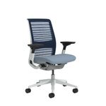 Steelcase Think Ergonomic Office Chair With LiveBack Lumbar Support, 4D Armrests, Sustainable Design Cloud