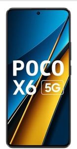 POCO X6 5G (Mirror Black, 12 GB RAM 512 GB Storage)