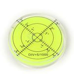 Taskar Large Bullseye Bubble Spirit Level 65mm Circular Vial