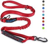 IOKHEIRA Bungee Dog Leash, Anti Pull Dog Leads with Car Seat Belt Buckle, Reflective Thread Dog Leads with Traffic Control Handle, Adjustable Dog Leash for Small Medium Large Dogs