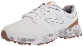 New Balance Men's Brighton Golf Shoe, White, 15 X-Wide