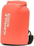 IceMule Classic Medium Collapsible Backpack Cooler, Coral, 15 Liters