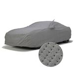 ASCOT, CAR COVER for Mercedes E Class Car Body Cover Waterproof 2009-2016 with Pocket Mirror and Antenna Limousine 3 Layers Custom-Fit All Weather Automobiles Heat Resistant UV (Tiebond Grey)