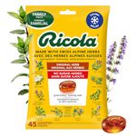 Ricola Original Herb Cough Drops with Menthol - Cough and Sore Throat Relief - 45 Count - Herbal Throat Lozenges