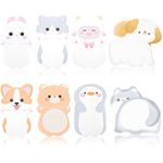 Ouligay 240 Sheets Cute Sticky Notes Cartoon Animal Sticky Notes Shape Self-Stick Sticky Note Pads Sticky Memo Pads Page Markers Students Home Office Roommates Gifts