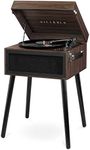 Victrola Liberty Bluetooth Record Player Stand with 3-Speed Turntable, Espresso