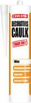 EVO-STIK Decorators Caulk, Low-Movement Crack and Gap Filler, Fast-Drying, Can be Overpainted, Easy-to-Apply, Lasts Up To 15 Years, Colour: White