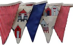 Beach Huts Bunting, Nautical Summer