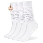 Buauty 2 Pairs Slouch Socks for Wom