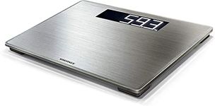 Soehnle Style Sense Safe 300 Digital Scale, Bathroom Scale with XL LED Screen and Extra-Thin Design, Personal Scale Stainless Steel Weighing Scales