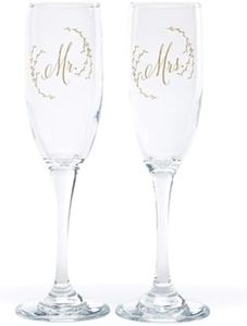 Hortense B. Hewitt 55133 Toasting Flutes, 8.75", Transparent