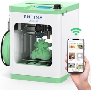 Entina Tina2S 3D Printers with WiFi Cloud Printing, Huge Models Library, Fully Assembled, Mini 3D Printer for Beginners and Kids with Auto Leveling, High Precision FDM 3D Printer for School, Home