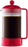 Bodum BRAZIL Coffee Maker, French Press Coffee Maker, Red, 34 Ounce