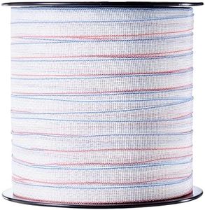 VEVOR Electric Fence Tape, 1640Ft 500M Polytape Fencing Hot Wire, 3/4" Width 6 Stainless Steel Strands for Reliable Conductivity, UV & Rust Resistance, Portable Polywire for Horse Cattle Livestock