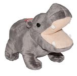 Wild Republic Wild Calls Hippo, Authentic Animal Sound, Stuffed Animal, 8 Inches, Gift for Kids, Plush Toy, Fill is Spun Recycled Water Bottles