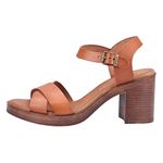 Hush Puppies Women's Georgia Heeled Sandal, Tan, 6 UK