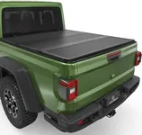 YITAMOTOR FRP Hard Tri-fold Truck Bed Tonneau Cover Compatible with Jeep Gladiator 5ft Bed 2020 2021 2022 2023 2024 2025 JT w/or w/o Trail Rail System