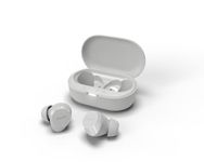 Philips TAT1209WT/00 True Wireless Earbuds, in-Ear Active Noise Cancelling Bluetooth v5.3 Earphones with Mic, 18H Play Time, Shank Shape, IPX4, Touch Controls & Charging Case for iPhone/iPad (White)