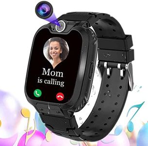 Vannico Kids Smart Watch Phone SOS for Kids Music Touch Screen 16 Games MP3 Alculator Alarm with SD Card, Smartwatch for Boys & Girls 3-12Y Gifts