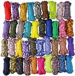 UOOOM 10 pcs Color Paracord Bracele