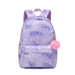 MCB2CT Kids School Backpack For Girls Age 6+, Cute School Bags with Cute pendant, Causal Backpack for Teen Girls