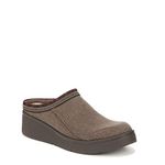 BZees Women's, Flagstaff Clog, Brown Fabric, 7 Wide