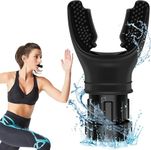 Vn care Oxyboost Breathing Trainer, Lung Capacity Exercise Device and Lung Exerciser for Respiratory Muscle Exercise and Increased Sports Breathing Fitness| Lungs Exercise Equipment | Men and Women | Black (Black)