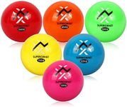 SUPERIORNET 6 Pack Poly Practice Baseballs & Softballs, Various Weighted Balls for Throwing, Hitting and Pitching