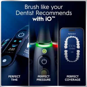 Oral-B iO6 Electric Toothbrush – Black, Rechargeable