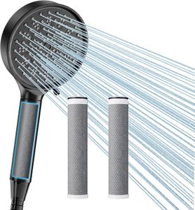 Cobbe Hard Water Filter Shower Head – High Pressure, 3 Spray Modes