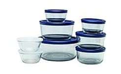 ANCHOR HOCKING 13326AHG18 Food Storage Set 16pc Red