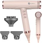 Hair Dryer -slopehill Blow Dryer, Professional Hair Dryer with Diffuser, Ionic Hair Dryers for Women, High Speed Hair Dryer for Salon Use (Pink Ceramic