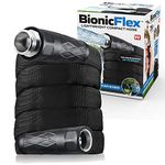 Bionic Flex Garden Hose 50Ft, Lightweight Water Hose 50 Ft, Ultra Durable Leak & Puncture Resistant, Flexible Kink Free Easy Coil, Easy Connect Nozzle, Crush Resistant Fittings, 600 PSI AS SEEN ON TV