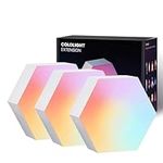 Cololight RGB Lamp Expansion Set, 3 Hexagon Plus & Pro Series, 3 Hexagons