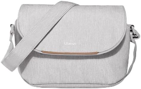 ULANZI Bolso para Cámara, 4L Bolso Bandolera Ligera SLR/DSLR, Gris Funda Pequeña Impermeable Minimalista para Mujeres y Hombres, Compatible con Sony/Canon/Nikon/Fujifilm