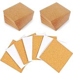 30 Pack Self-Adhesive Cork Squares 4 x 4 Inches Cork Backing Sheets Cork Tiles for Cork Coasters and DIY Crafts